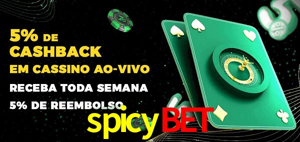 Promoções do cassino ao Vivo spicybet